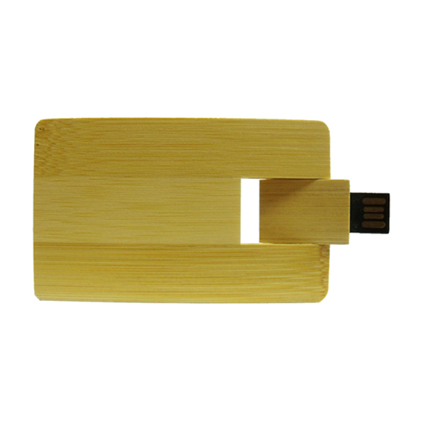 Pendrive Tarjeta Bambú 8 GB